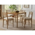thumbnail image 2 of Pemberly Row Wood Counter Height Square Kitchen Table Dining Surface in Brown, 2 of 6