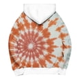 thumbnail image 5 of Craaazy Hoodies For Women Tie Dye Print Loose Fit Long Sleeve Crewneck Pullover Sweatshirt With Pocket Gifts, 5 of 5