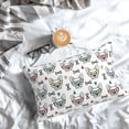 thumbnail image 5 of Naloa Cute French Bulldog Pillow Covers, Throw Pillow Case Cushion Covers,Cushion for Bedroom,Couch,Home-20"x30", 5 of 6
