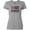 AC-Heather Grey, variant on Inktastic Aplastic Anemia Awareness Red and White Ribbons and Flag Women's T-Shirt
