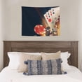 thumbnail image 4 of Kdxio Casino Poker Chips Wall Hanging Tapestries Banner For Bedroom College Dorm Home Living Room Party Decor 29X37 In, 4 of 8