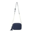 thumbnail image 5 of Daisy Rose Quilted Cross body bag with tassle - PU Vegan Leather - Navy, 5 of 6