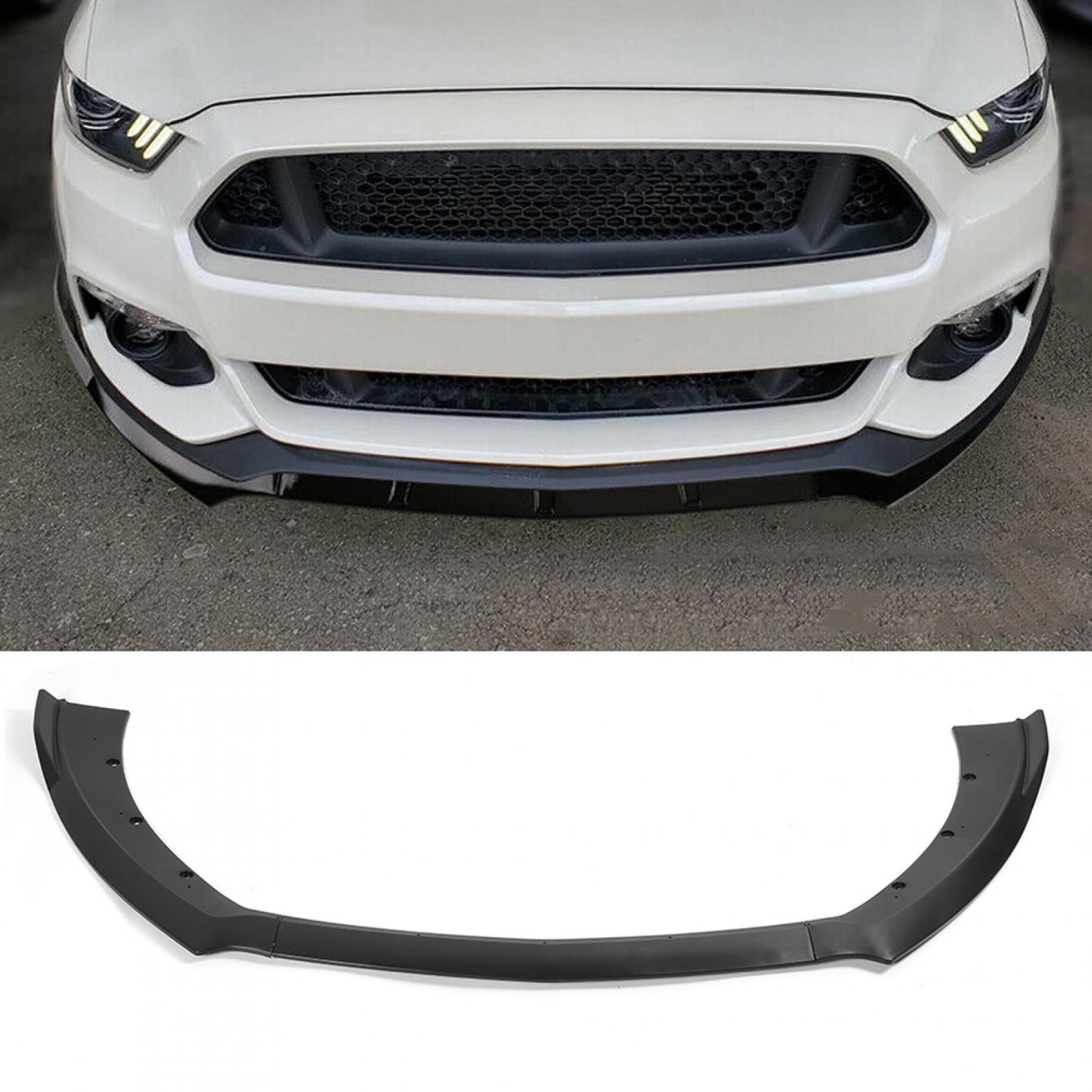Kit Universel Lèvre Spoiler Voiture 5 Pièces - Séparateur Pare-chocs Avant Réglable ABS