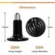 thumbnail image 5 of Simple Deluxe 150w Ceramic Heat Emitter - Reptile Heat Lamp Bulb With Thermometer, 5 of 5