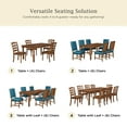 thumbnail image 5 of The Pioneer Woman Harper Extendable Wood Dining Table, Homestead Brown, 5 of 15
