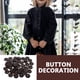 thumbnail image 4 of 50 botones de madera de 2 agujeros, accesorios de costura para abrigos y proyectos de manualidades, botones decorativos para aficionados al bricolaje y la costura, 4 of 8