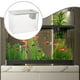 thumbnail image 5 of Terrario para reptiles, accesorios para acuarios pequeños, hábitat de visibilidad , caja de alimentación para ranas, tortugas, peces betta y Tapa blanca, 5 of 8