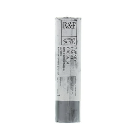 UPC: 0836943003170 | R&F Handmade Paints Pigment Stick  100ml  Turkey Umber Greenish