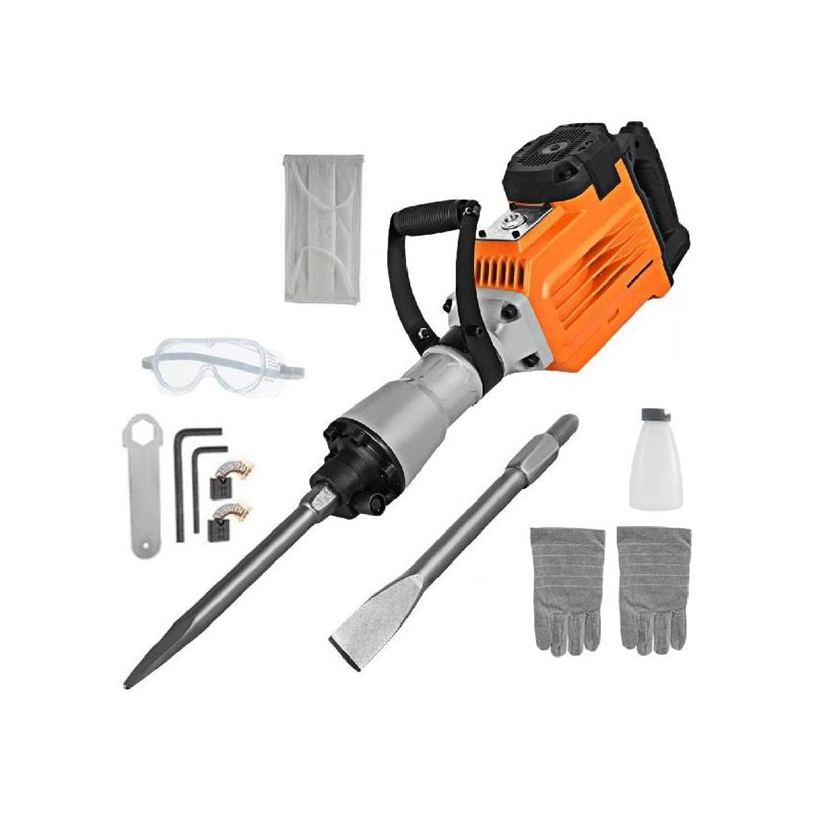Demolition Jack Hammer Multifunctional Rotary Hammer 1500W 2200W 3600W Jack Hammer Concrete Breaker Ground Breaking Concrete Electric Hammer Tool Impact Drill