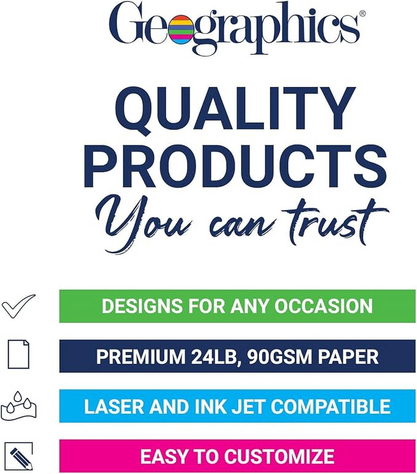 Geographics Clouds Letterhead No 10 Envelopes - Business Envelopes Self Seal Letter Size - Peel and Seal Secure Colored Envelopes - Ideal for Office & Personal Use, Pack of 600