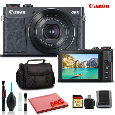 Canon PowerShot G9 X Mark II Digital Camera (Black) (Intl Model) - Ultimate Kit