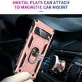 thumbnail image 5 of Dteck Rugged Case for Google Pixel 7A, Shockproof Heavy Duty Protection Phone Cover with Magnetic Ring Stand Protection work with Car Mount Holder Cover,Rosegold, 5 of 8