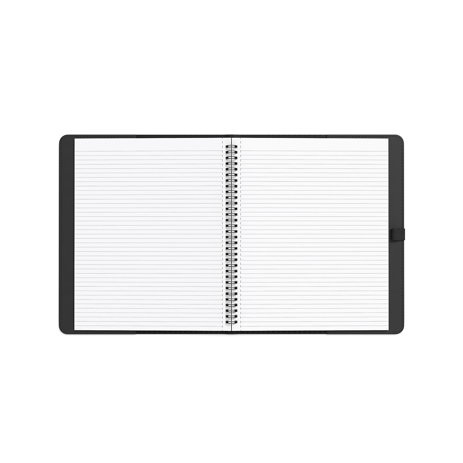 Staples TRU RED Large Folio Soft Cover Ruled Notebook Black  2/Pack TR54992VS