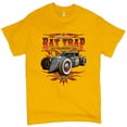 thumbnail image 1 of Tee Hunt Genuine Rat Trap T-Shirt Route 66 Vintage Hot Rod Old School Men's Novelty Shirt, Yellow, 5X-Large, 1 of 5