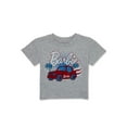 thumbnail image 2 of Mattel Barbie Toddler Girls Short Sleeve Americana Crewneck T-Shirt, Sizes 12M-5T, 2 of 4