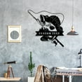thumbnail image 4 of Handmadetneonsign Custom Bass Fishing Metal Wall Art LED Light - Personalized Fisher Name Sign Home Decor, 4 of 5