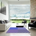 thumbnail image 7 of Ahgly Company Machine Washable Indoor Rectangle Transitional Purple Amethyst Purple Area Rugs, 2' x 3', 7 of 7