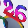 thumbnail image 3 of OULII 4pcs New Year Eyeglasses Assorted Color PC Novelty Accessory For Birthday, 3 of 7