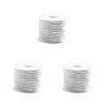 thumbnail image 1 of Maoww 0.8mm Polyester Beading String DIY Craft Knotting Cord For Bracelet Cored Elastic Rope DIY Accessories white 3Set, 1 of 6