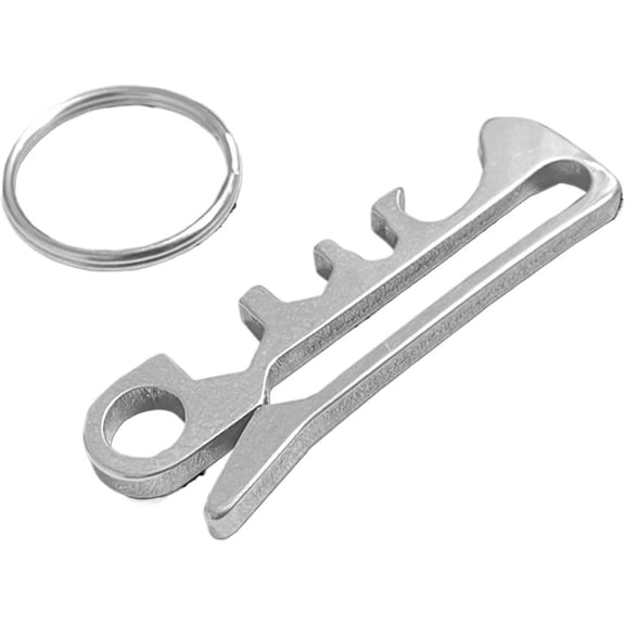 Bottle Openers 1 PCS Carabiner Keychain Multi-Function EDC Money Clip Tool