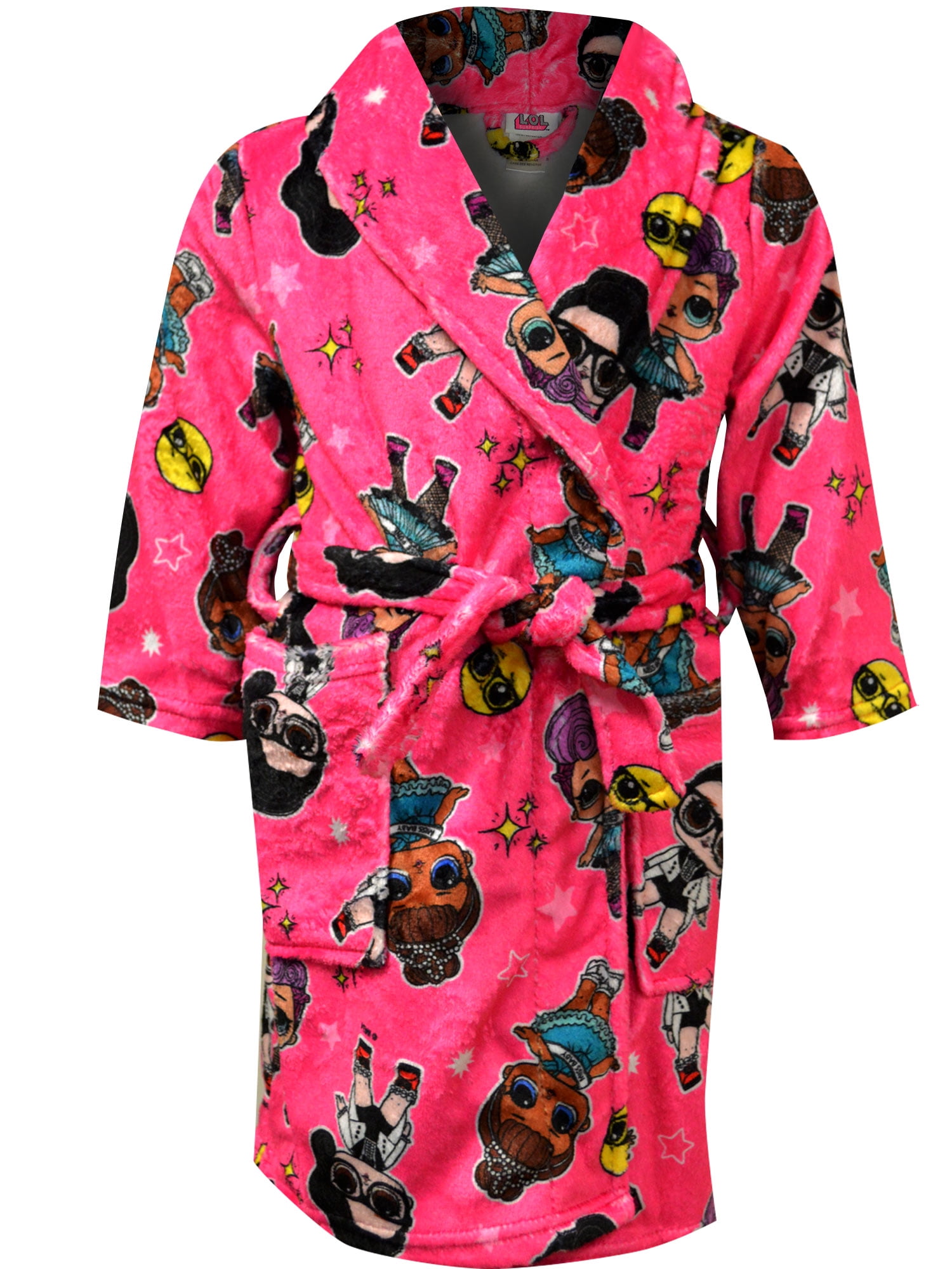 L.O.L Surprise! L.O.L. Surprise! Girls' LOL Surprise Pink Plush Robe