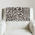 thumbnail image 2 of TSOVTHRID Gray Leopard Print Sofa Headrest Protector Washable PU Leather Headrest Cover for Recline Chair 17x27in Non Slip Couch Head Rest Covers for Furniture,Living Room, 1 PCS, 2 of 7