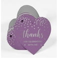 thumbnail image 3 of Inkdotpot Pack Of 100 Real Silver Foil Paper Tags Thanks For Celebrating With Me Birthday Favor Hang Tags, 3 of 8