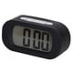 thumbnail image 2 of Reloj despertador digital con función de repetición, pantalla LCD, diseño de escritorio, mesita de noche negra, 2 of 8