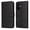 Black, variant on Wallet Phone Case for OnePlus Nord CE 3 with Card Holder and Stand Function Brown