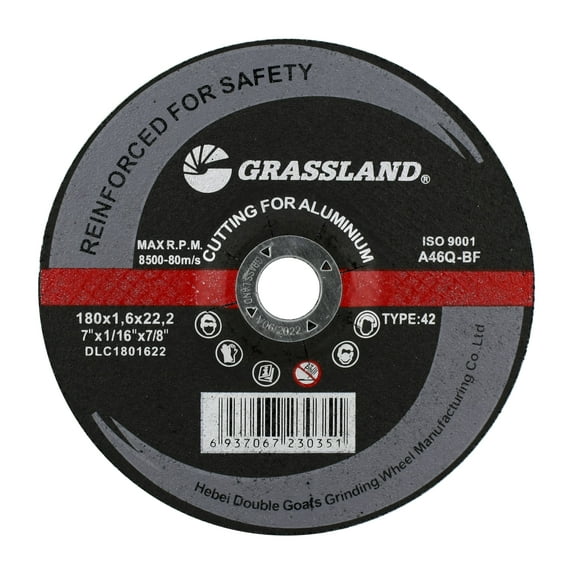 Cutting Disc, Aluminum Freehand Cut-off wheel - Depressed Center - 7" x 1/16" x 7/8" - T42 - (10 PACK)