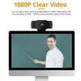thumbnail image 2 of 1080P Clear Webcam 2MP USB Computer Camera Built-in Noise Reduction Microphone, Manual Focus Lens, Widely Compatible, Suitable to Live Streaming, Online Teaching, Video Call, Video Conference,etc., 2 of 8