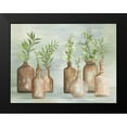 thumbnail image 2 of Jacobs, Cindy 24x19 Black Modern Framed Museum Art Print Titled - Greenery in Bottles II, 2 of 5