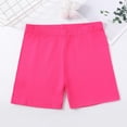 thumbnail image 7 of LYMAYTER Girls Solid Pull-On Bike Shorts Toddler Little Soft for 4-16Y Dance Under Dress‌, 7 of 7