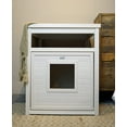 thumbnail image 4 of Couvercle de bac à litière New Age Pet Habitat N Home Jumbo Litter Loo, blanc, 4 of 4