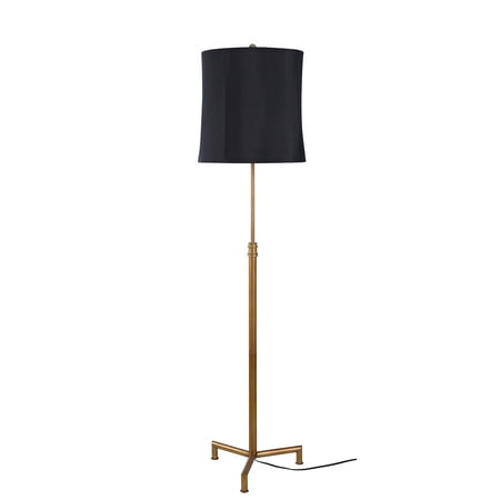 - Better Homes & Gardens - Traditional Brass Floor Lamp - Brass Finish