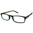 thumbnail image 3 of 4 Pair Newbee Fashion - Unisex Modern Look Slim Frame Spring Temple Light Weight Reading Glasses , 2 Black & 2 Brown, +1.00, 3 of 3