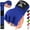 Blue, variant on WYOX Gel Boxing Hand Wraps Boxing Glove  Men & Women –Padded Quick Wraps with 80cm Wrist Straps for Muay Thai, MMA, Kickboxing, & Martial Arts – Breathable Fingerless Workout Gloves, Inner Gloves