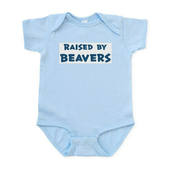CafePress - Raised By Beavers Infant Bodysuit - Baby Light Bodysuit, Size Newborn - 24 Months