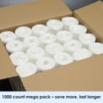 thumbnail image 3 of HygiCare 13 Gallon Trash Bags, 1000 Count Mega Value Pack, Clear Tall Kitchen Garbage Bags, Unscented, Leakproof & Extra Strong, Multipurpose, 3 of 8