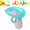 Light Blue, variant on Cat Fetch Toy, Cat Toy Disc Launcher, With Colorful Flying Propellers Set, Interactive Flying Cats Toy With Flying Propellers, Kitten Tracks Toy Cat Playing Tracking Interactive Toys