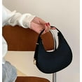 thumbnail image 3 of LHSHID Women’s Small Shoulder Bag Felt Soft Top Handle Y2k Underarm Bag Medium Tote Cute Dumpling Bag, 3 of 7