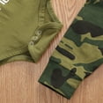 thumbnail image 5 of Toddler Baby Kids Boys Clothes Set Big/Little Brother Outfit Romper Tops+Pants Leggings Camouflage Suit, 5 of 6