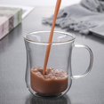 thumbnail image 3 of Double Wall Glass Coffe Cup Home Kitchen Tools Tableware Durable Drinkware Transparent Coffee Mugs, 3 of 17