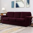 thumbnail image 2 of CHUN YI Stretch Checks Spandex Sofa Cover Separate Backrests Cushions Cover Slipcover, 2 of 5