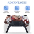 thumbnail image 4 of Skin Sticker for PS5 Slim Standard PS5 Pro Disc Digital Edition Console and Controllers Decals for Playstation 5 (Strong Muscler Santa,PS5 Pro Disc Edition), 4 of 5