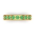thumbnail image 1 of 1.81 ct Brilliant Round Cut Simulated Green Diamond 18K Yellow Gold Band SZ 9.25, 1 of 6