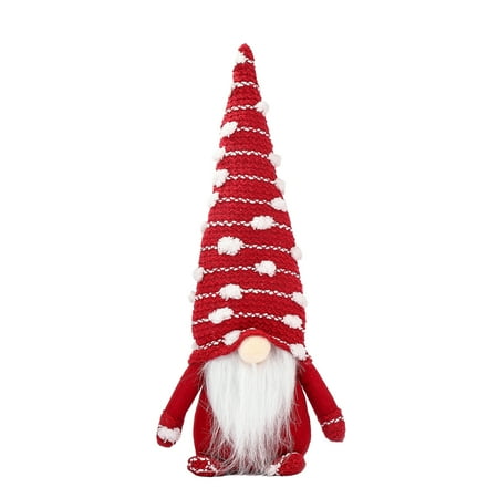 

JPGIF Seasonal Décor Christmas Decoration Supplies Doll Figurine Old Man Woolen Snowflake Window Ornament