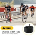 thumbnail image 7 of Semfri 2PCS 26inch Heavy-Duty Bicycle Inner Tubes 26x1.75/2.125, 32mm AV Valve, Wear-Resistant for Mountain/Road Bikes (Fits Outer Tires >1.75 Wide), 7 of 7