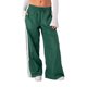 thumbnail image 1 of Lucakuins Pantalones casuales para mujer, cintura elástica con cordón, pantalones largos sueltos a rayas, ropa de calle Lucakuins  moda, 1 of 9