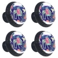 thumbnail image 1 of 4 Pcs Elephant Knobs for Kitchen Cabinet Cupboard Dresser Bookcase Drawer Pulls Handles Round Home Decor, 1 of 5